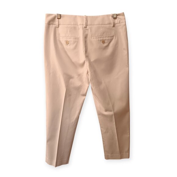 ANN TAYLOR LOFT White Crop/Straight Leg Pants OP - Picture 3 of 10